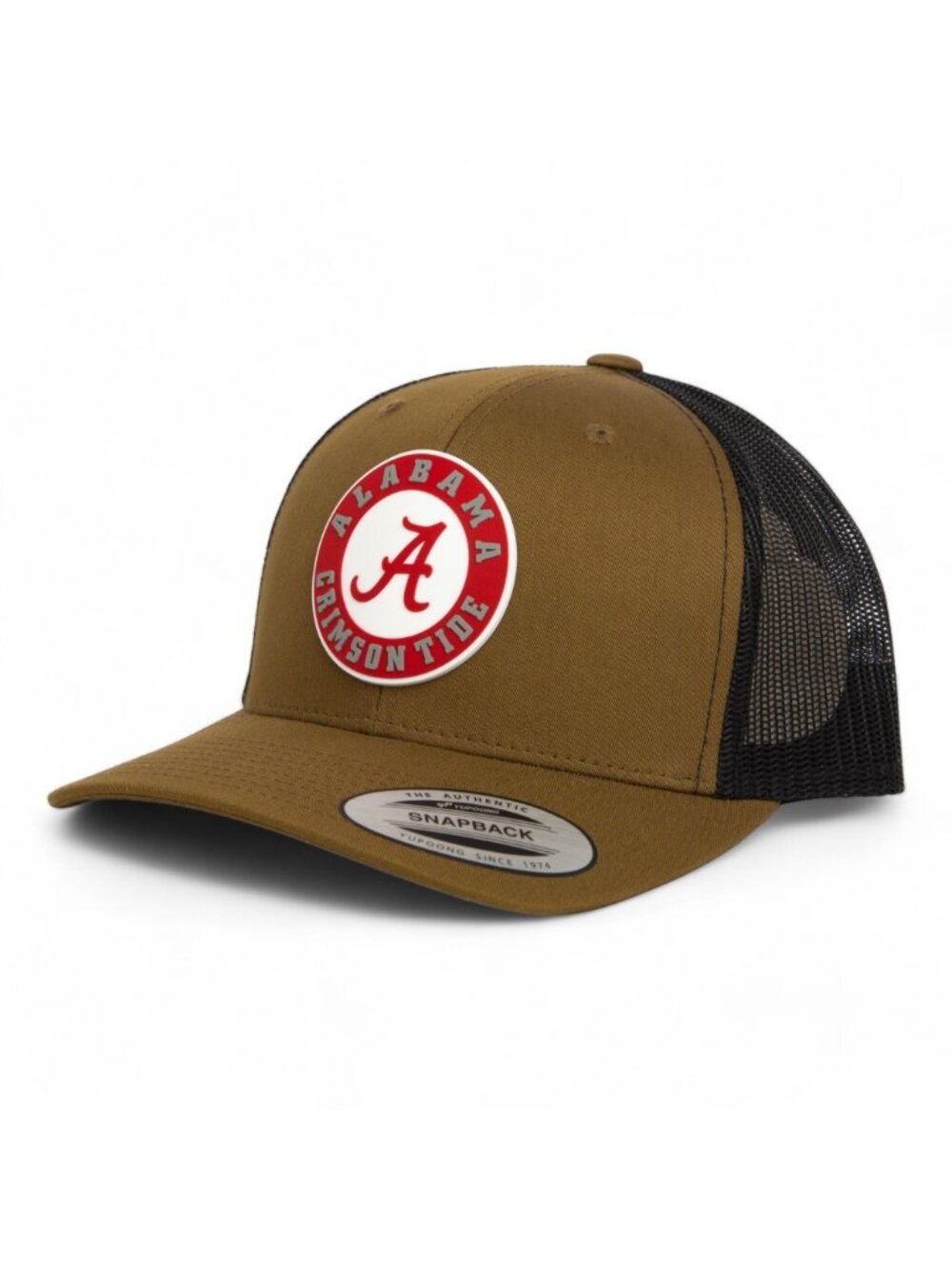 Alabama Crimson Tide YP Snapback Hat- Coyote Brown/ Black